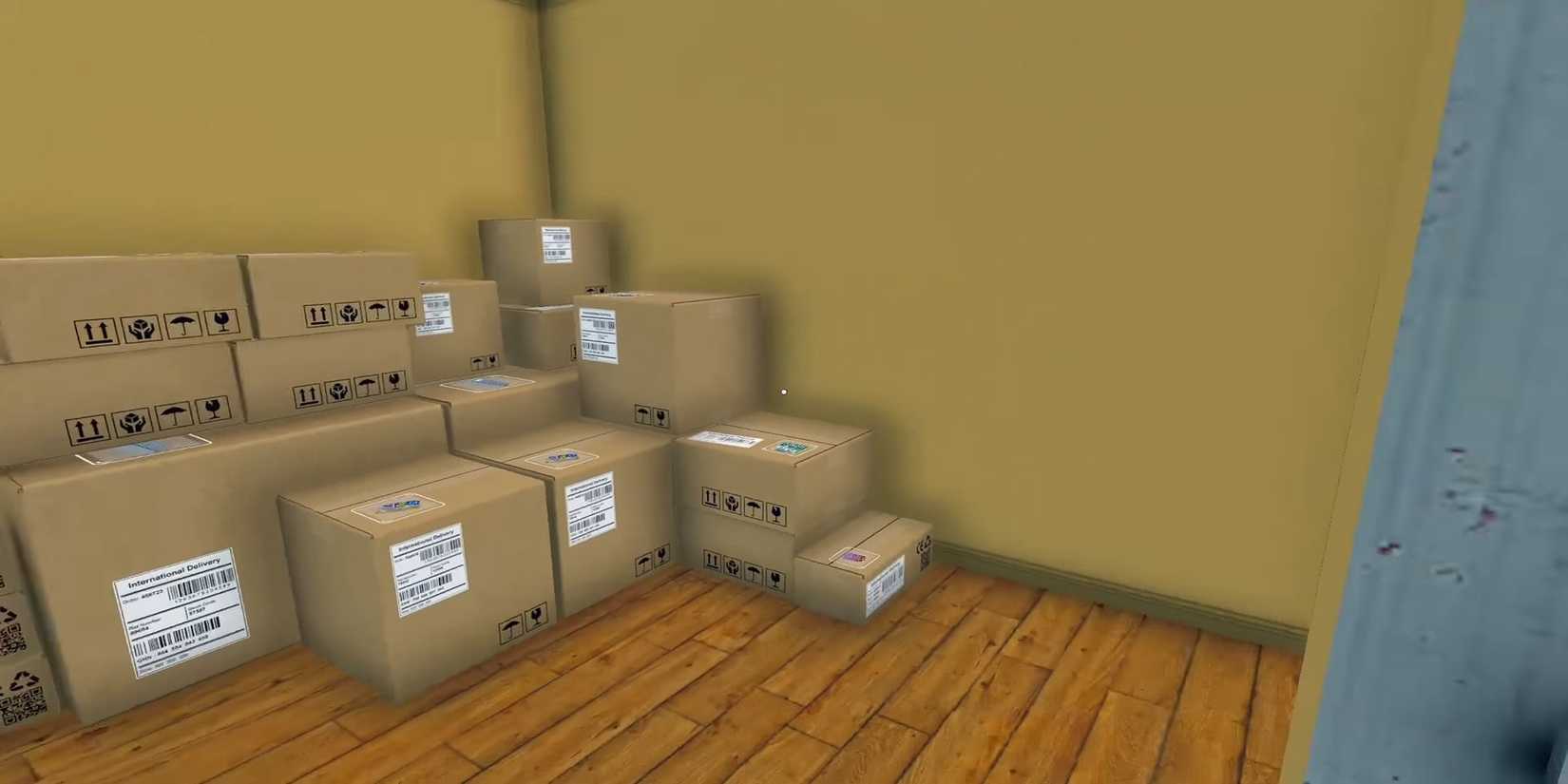 A Room Full Of Boxes In Supermarket Simulator