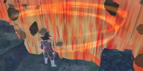 Goku black destroying area