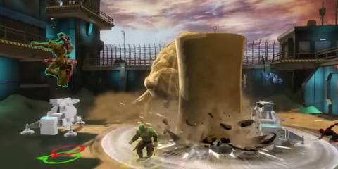 sandman battling guardians of the galaxy