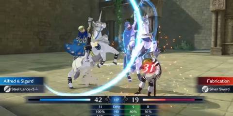 Alfred and Sigurd fighting enemy