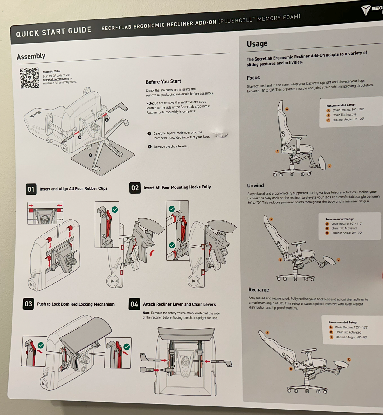 Secretlab Ergonomic Recliner Add-On Review