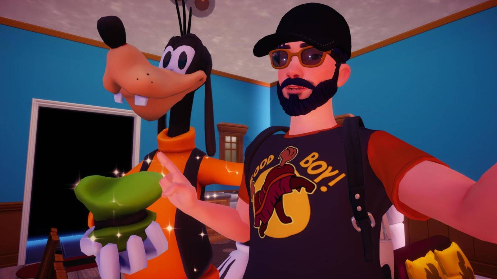 selfie with the valley's top vegetable merchant dreamlight valley