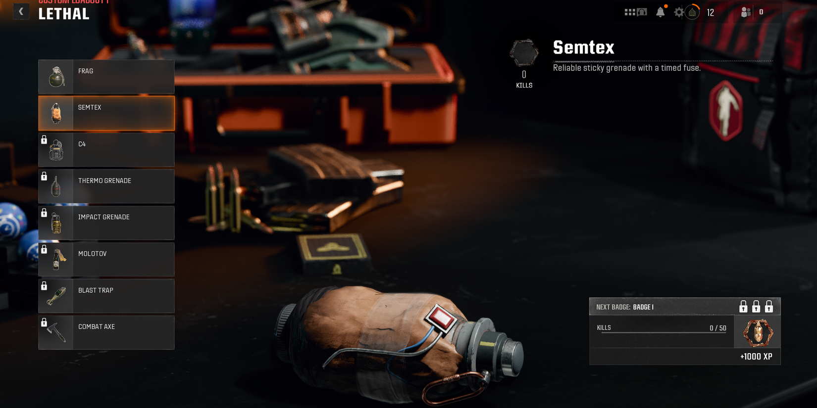 semtex grenade in bo6