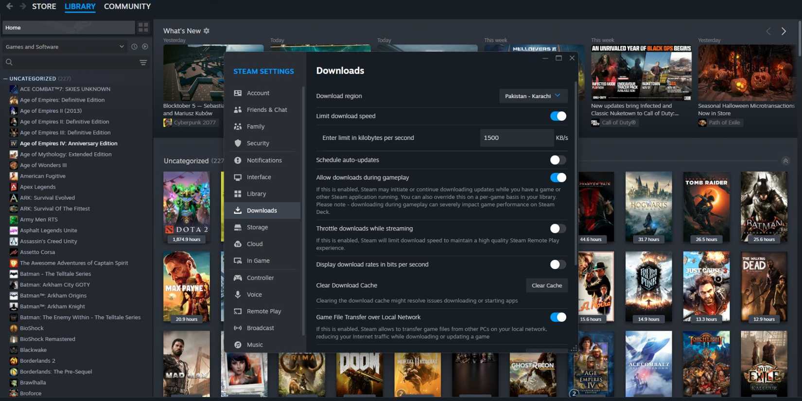 Setea Sem Steam: How To Speed Up Downloads