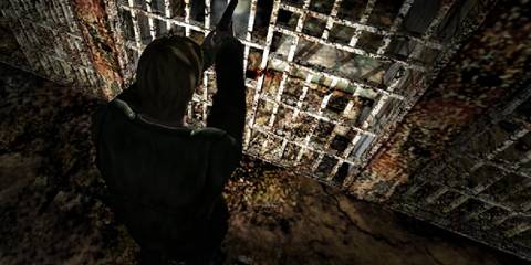 Silent Hill 2 prison cells with prisoners inside
