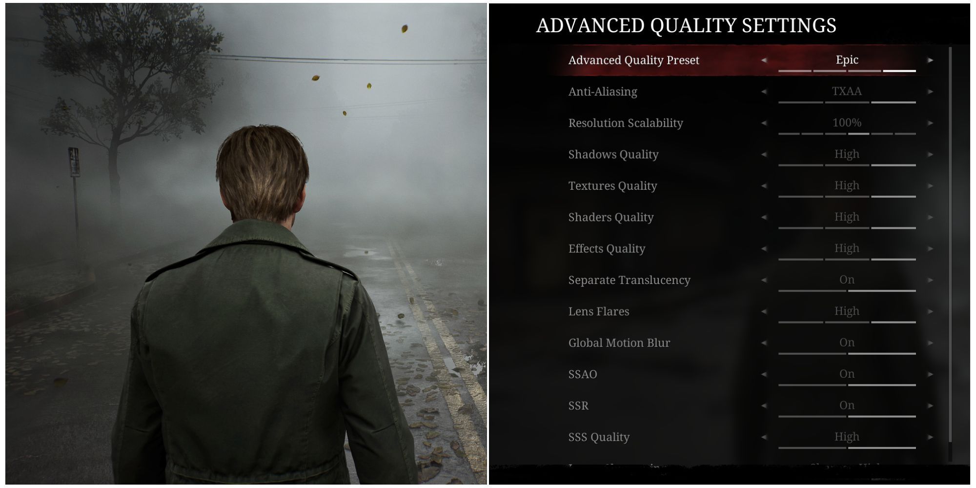 silent hill 2 best graphics settings