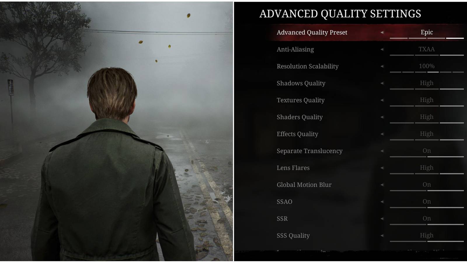 silent hill 2 best graphics settings