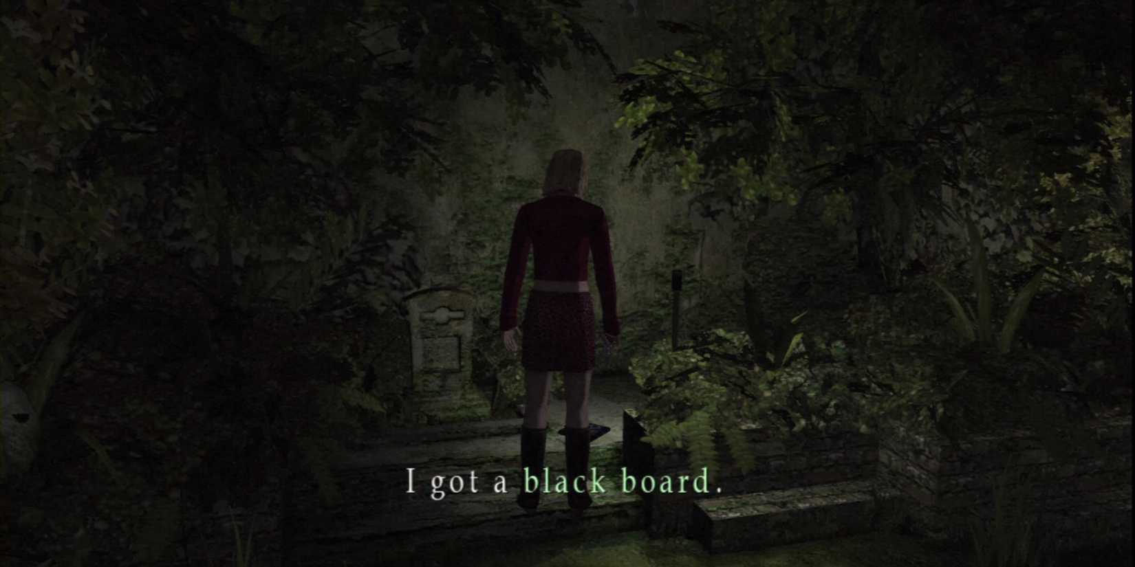 Maria finding the tombstone near to the boards in Born From A Wish