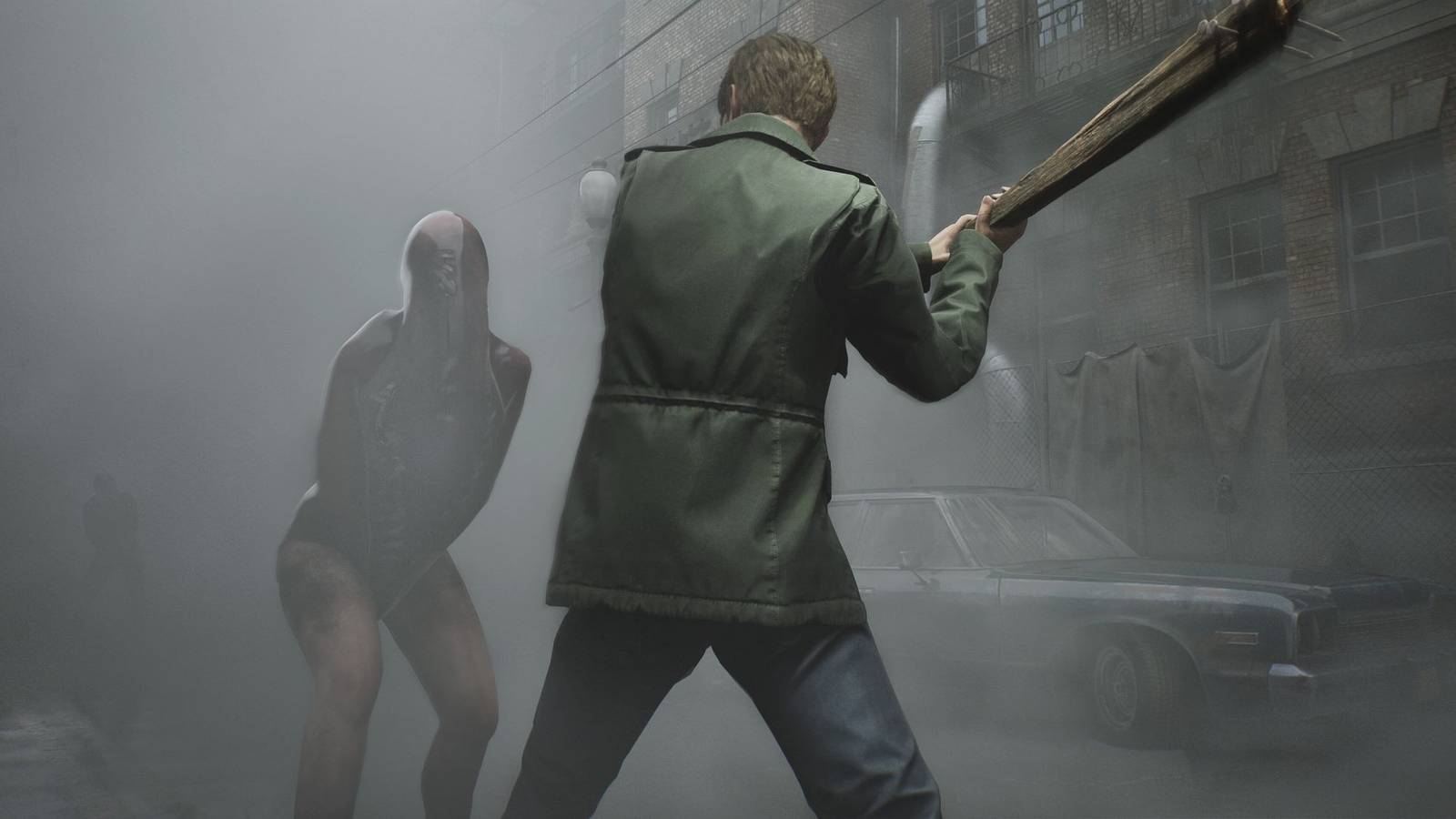 silent hill 2 james fighting a lying figure