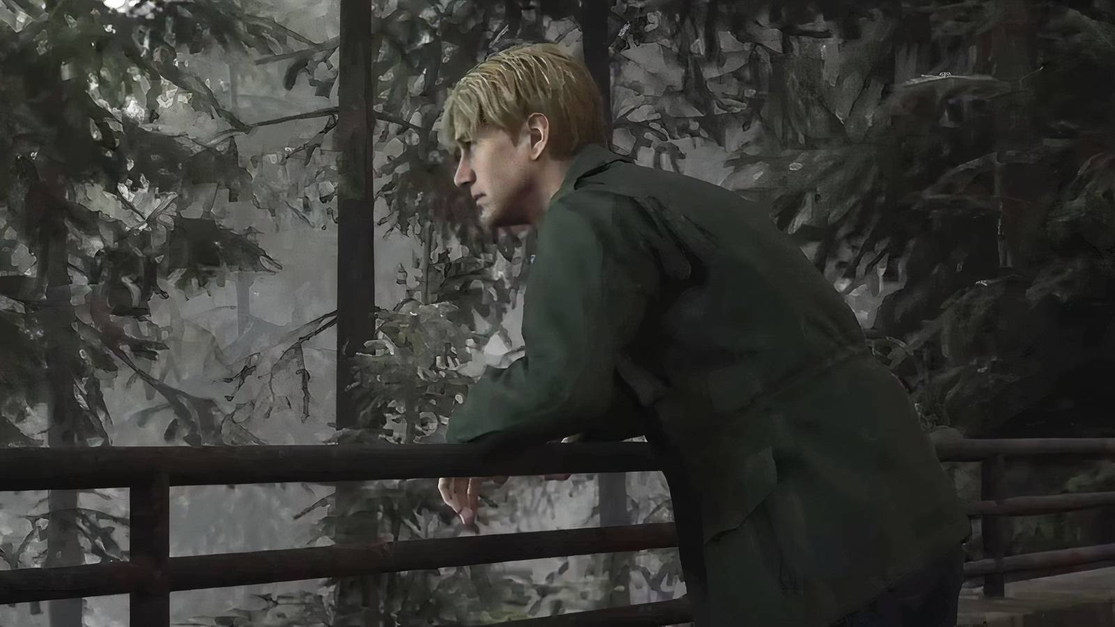 james sunderland looking over bridge