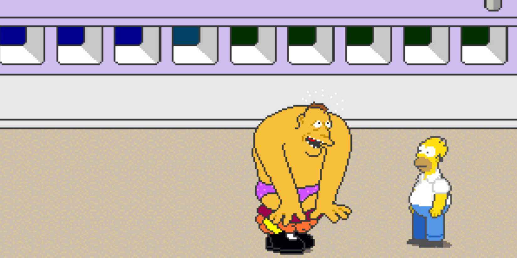 simpsons beat em up game