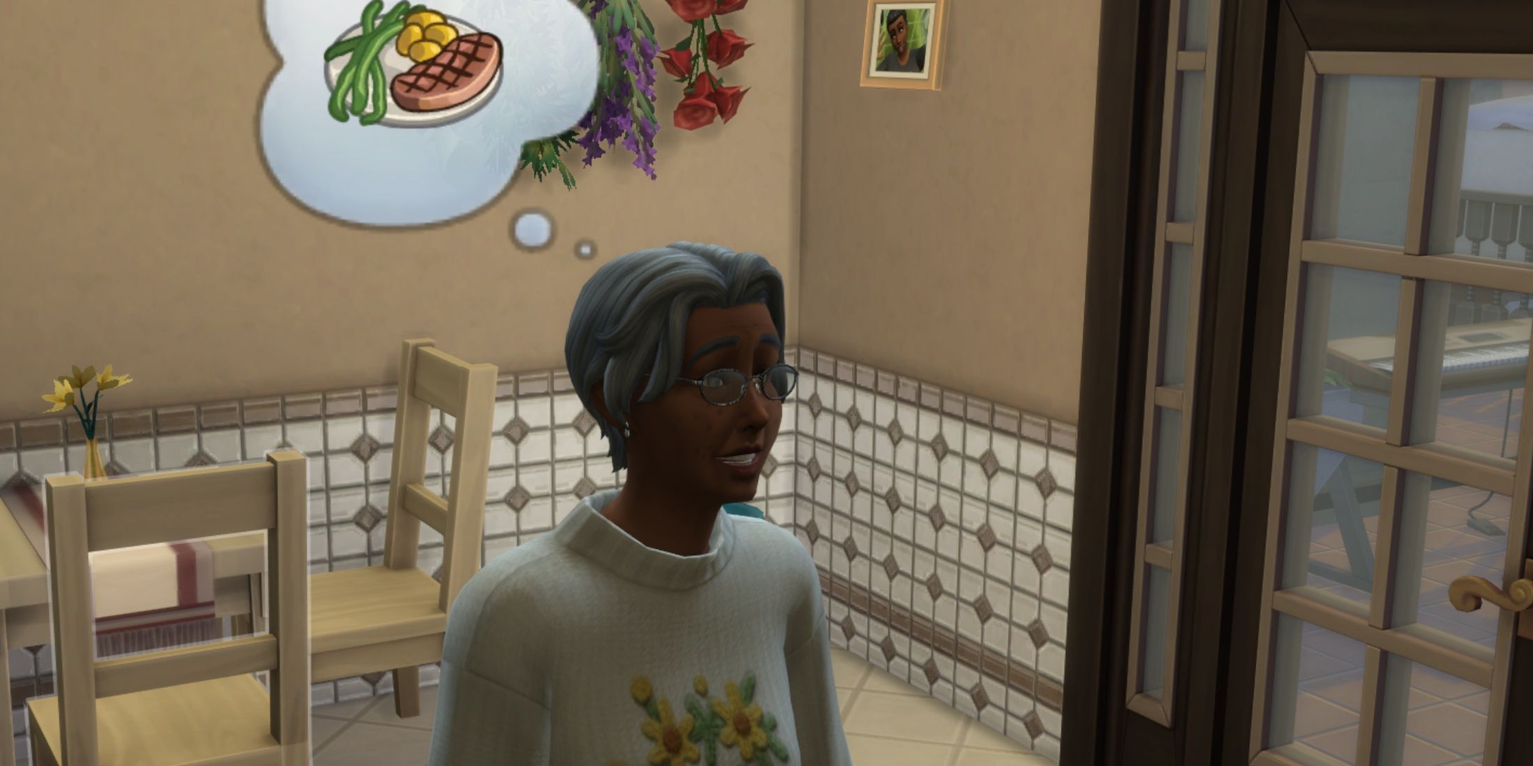 sims 4 thinking of food