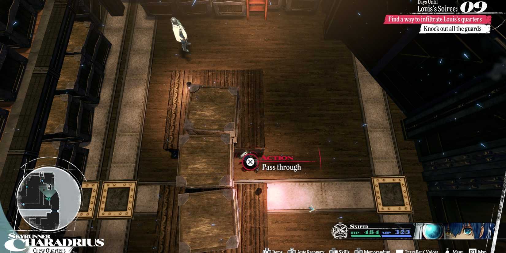 Sneaking through Louis’ Gauntlet Runner in Metaphor ReFantazio