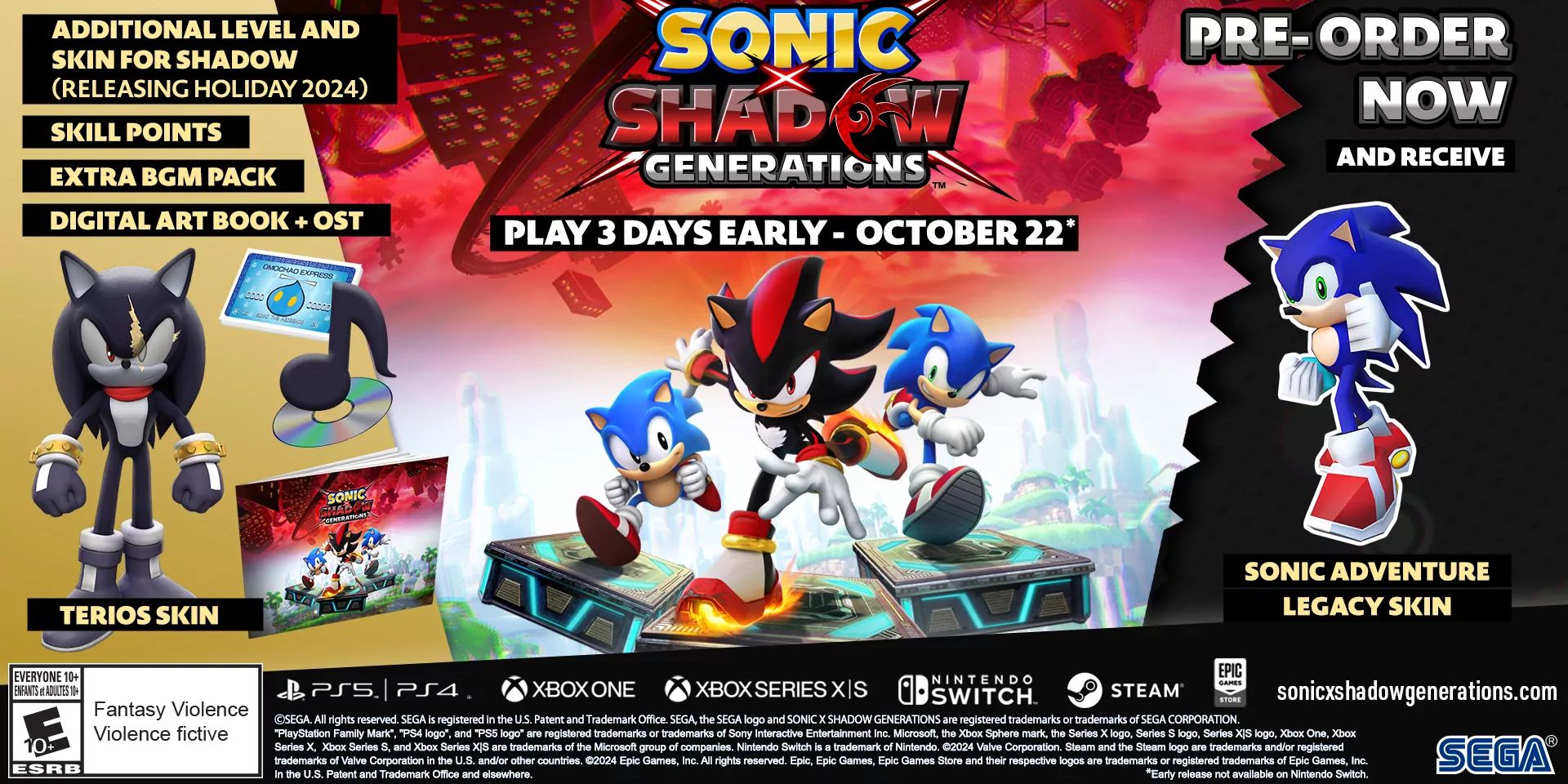 Sonic X Shadow Generation Digital Deluxe