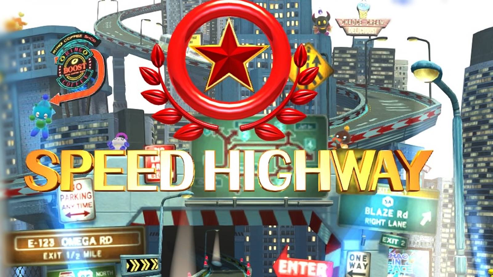 Speed-highway-Sonic-Generations-All-Chao-All-Red-Star-Rings