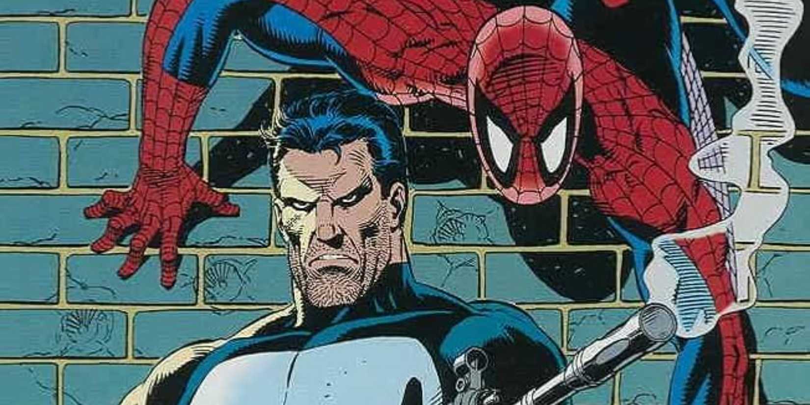 Punisher and Spider-Man together