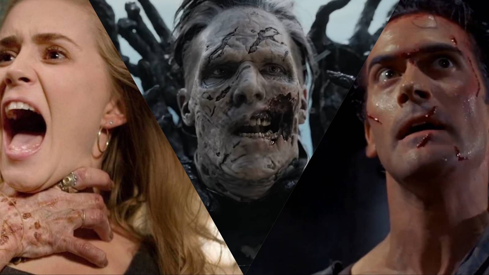 Split image of Drag Me To Hell, Doctor Strange In The Multiverse Of Madness, and Evil Dead 2 Dead By Dawn