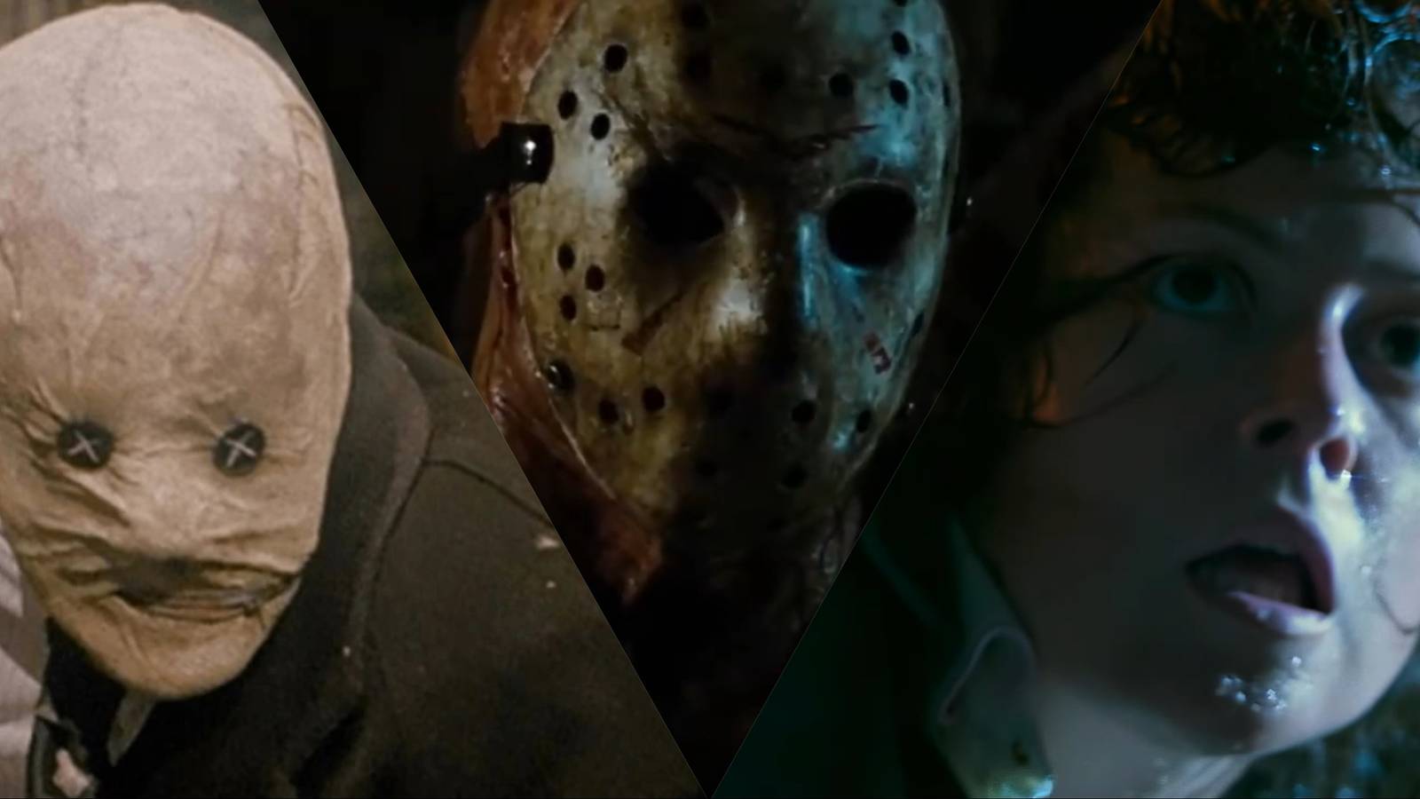 Split image of Nightbreed, Friday The 13th, and Alien