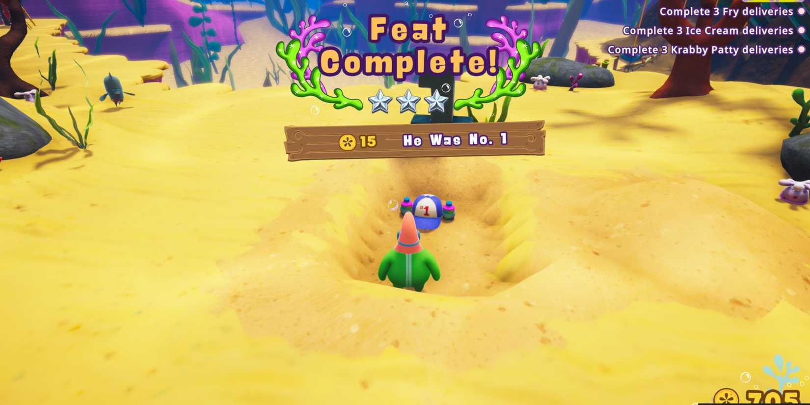 He Was No. 1 Achievement Guide in SpongeBob SquarePants: The Patrick ...