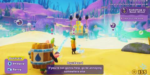 spongebob-squarepants-the-patrick-star-game-Sunbathing