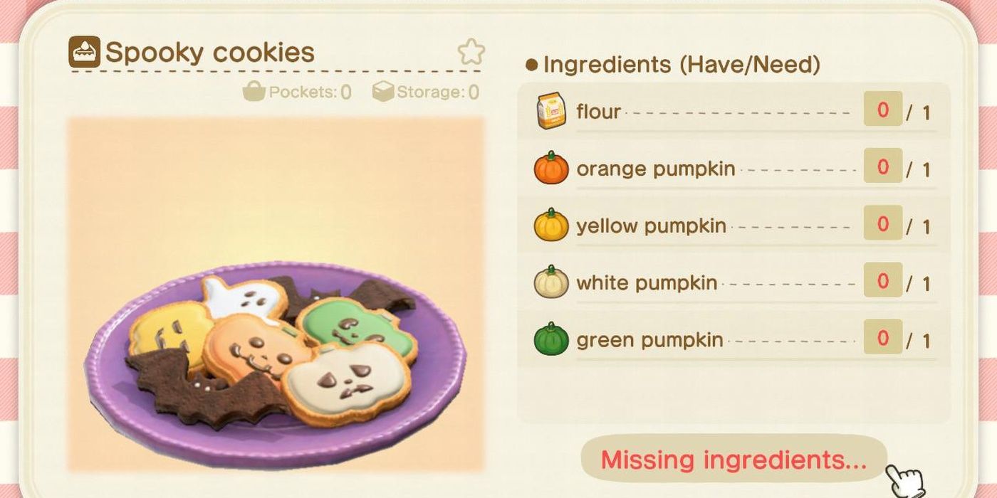 Spooky Cookies from Animal Crossing: New Horizons