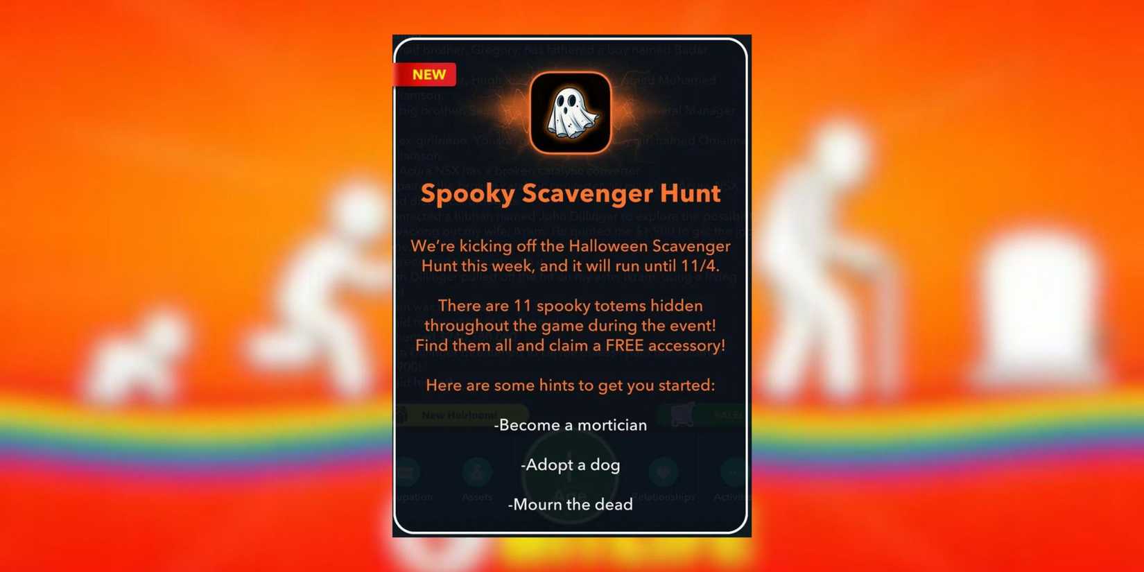 spooky scavenger hunt  bitlife-1