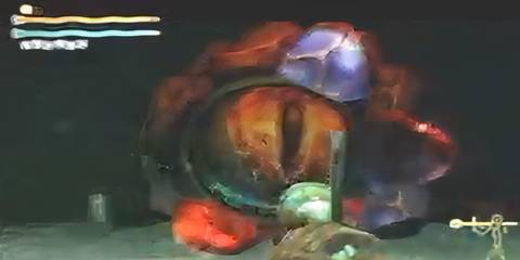 a giant monster eyeball