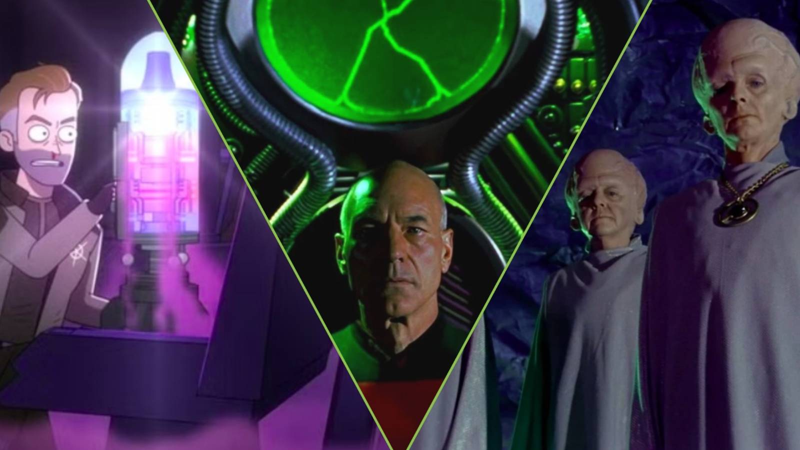 Star Trek Lower Decks, TNG and TOS