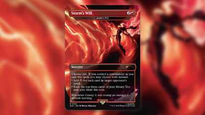 mtg storm card marvel Secret Lair x Marvel's Storm