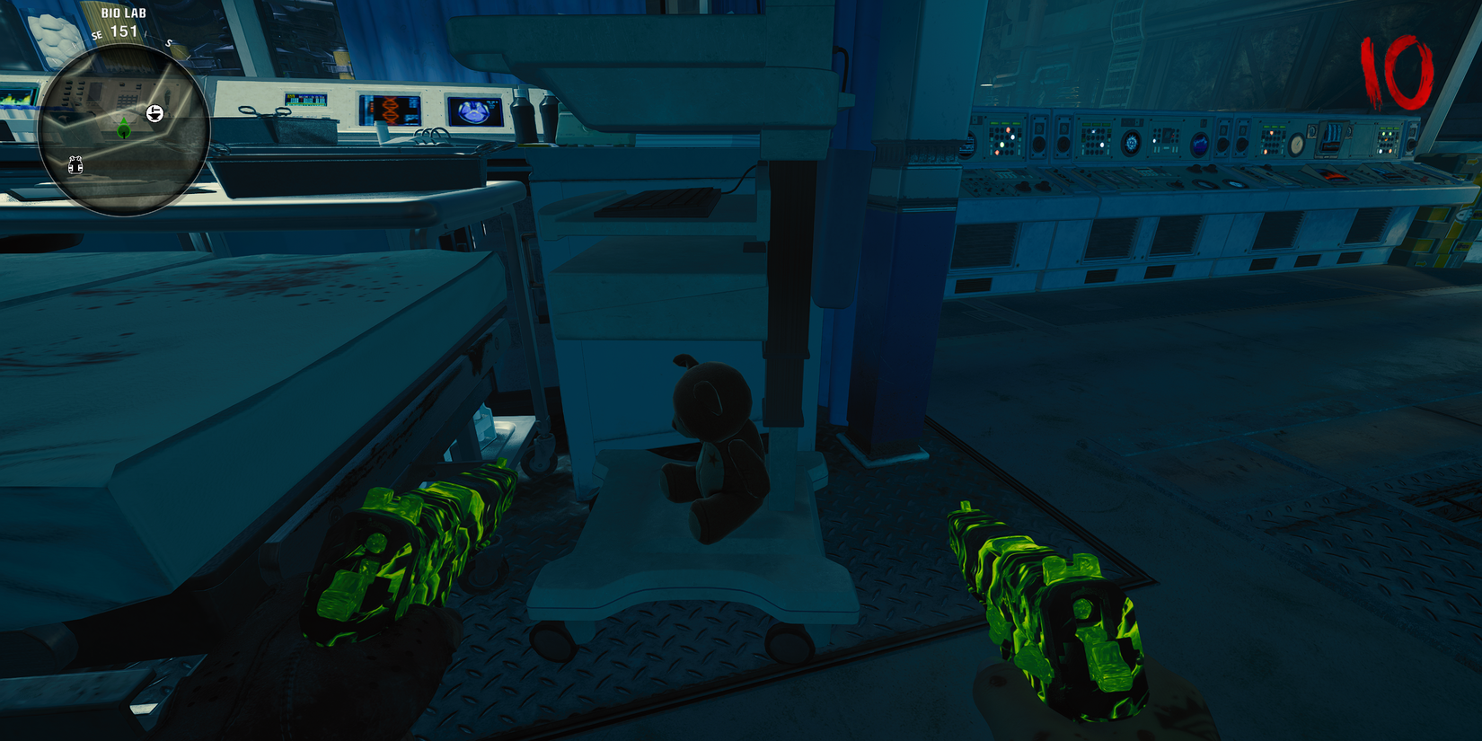 stuffed bear location