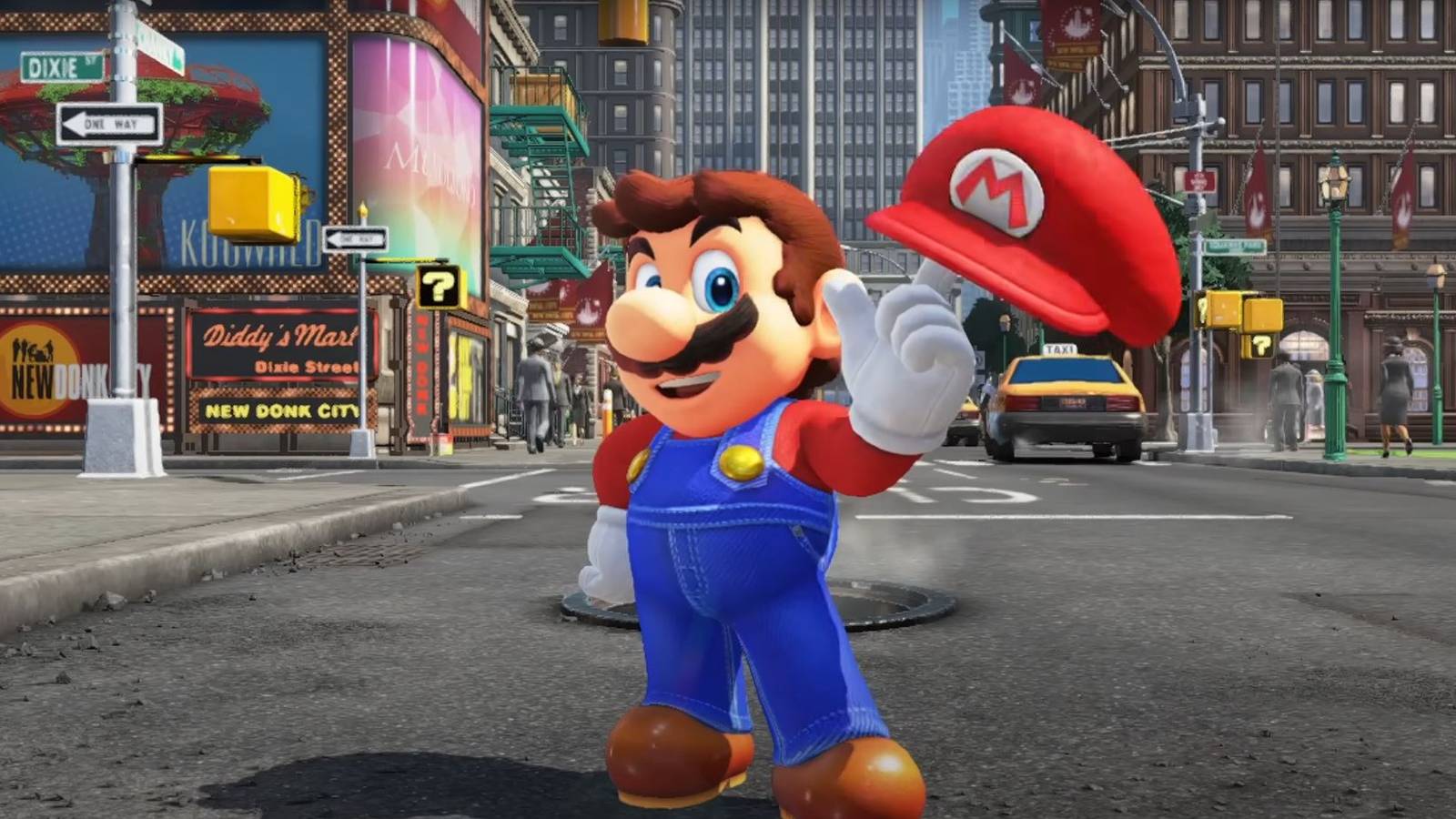 Super Mario frying pan warning