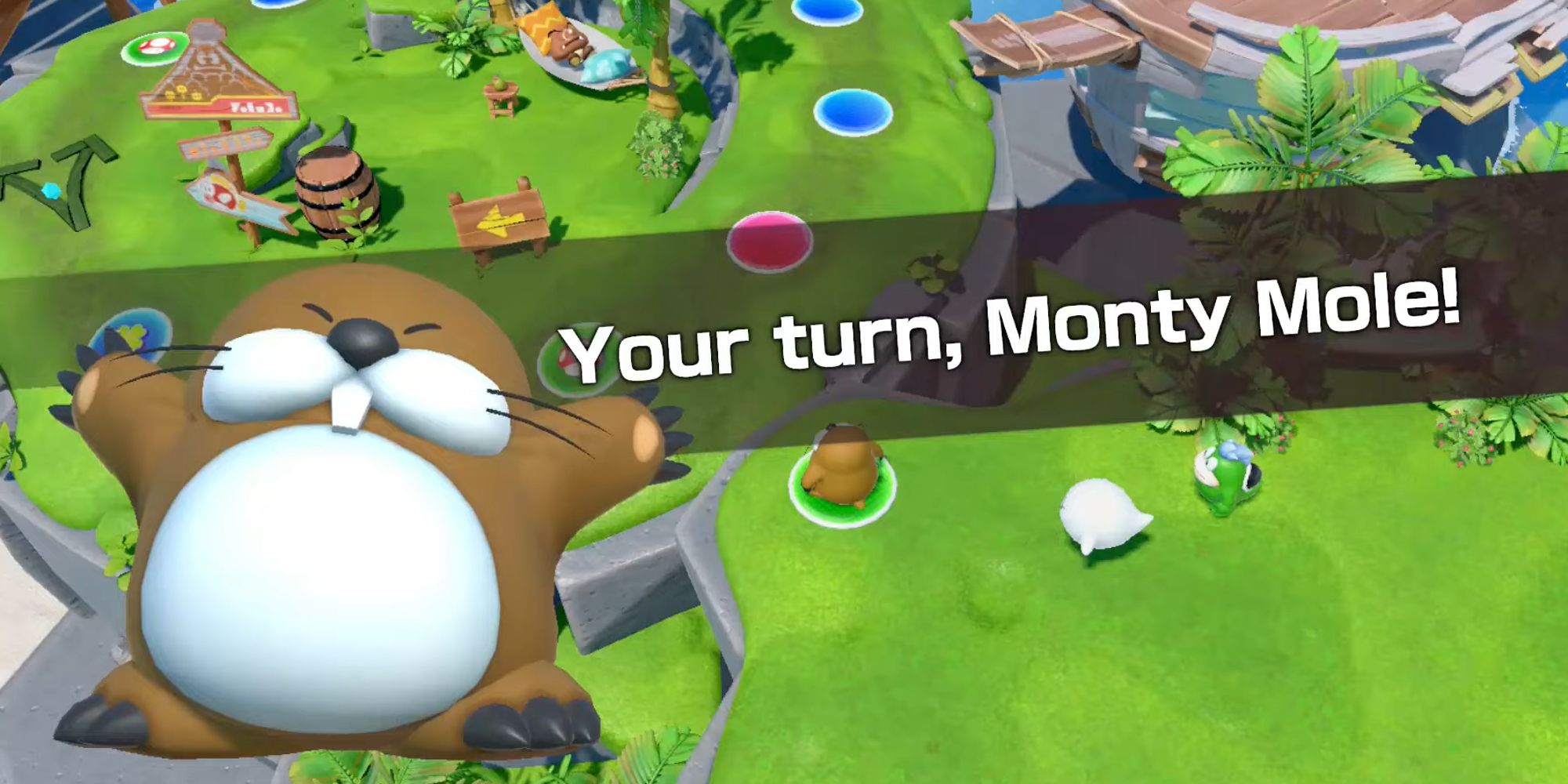 Monty Mole in Super Mario Party Jamboree