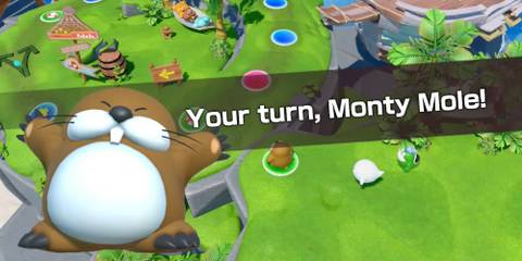 Monty Mole in Super Mario Party Jamboree