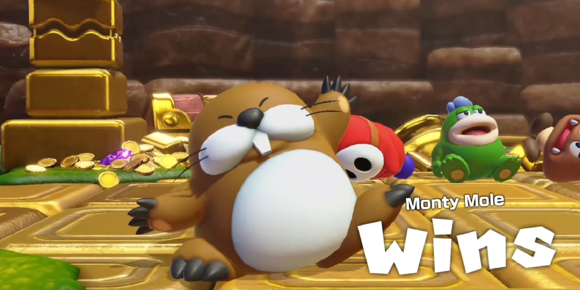 Monty Mole in Super Mario Party Jamboree