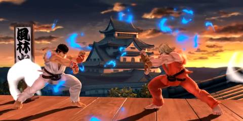Ryu and Ken from the intro of Super Smash Bros. Ultimate