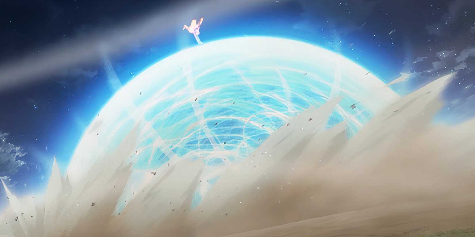 Naruto uses the Ultra Big Ball Rasengan.