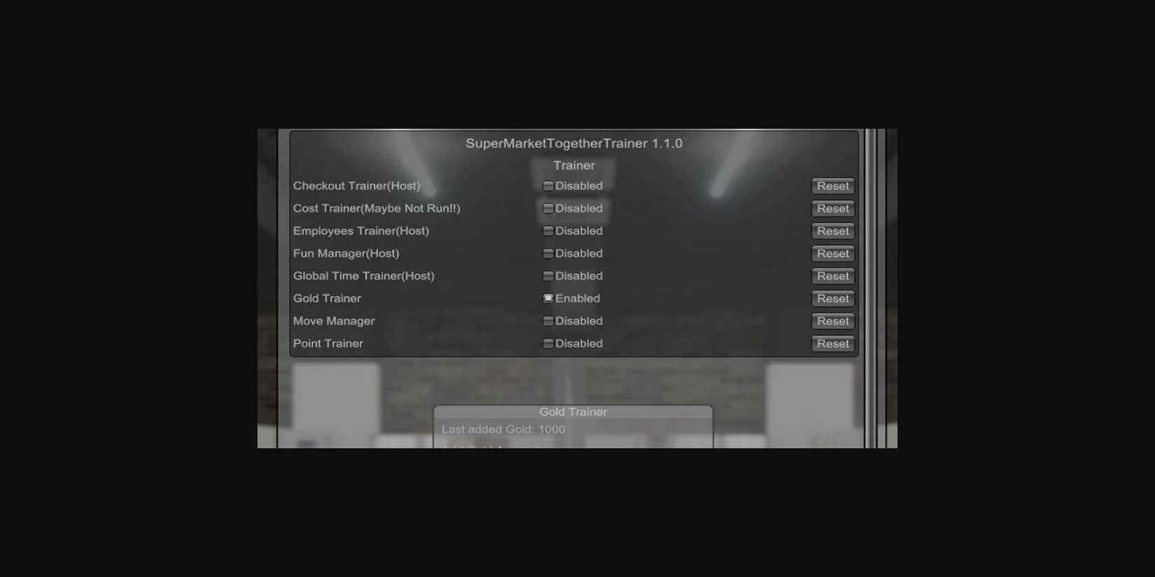 Supermarket Together Trainer