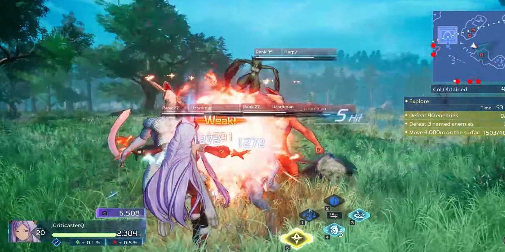 Sword Art Online Fractured Daydream elements