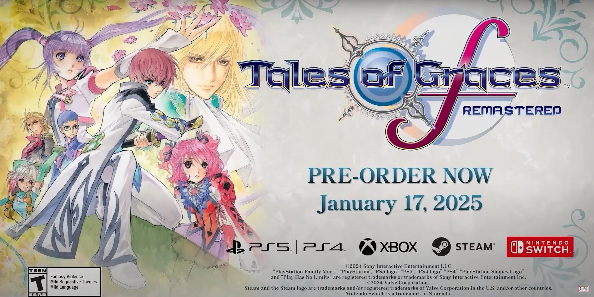 Tales of Graces f Remastered — трейлер геймплея