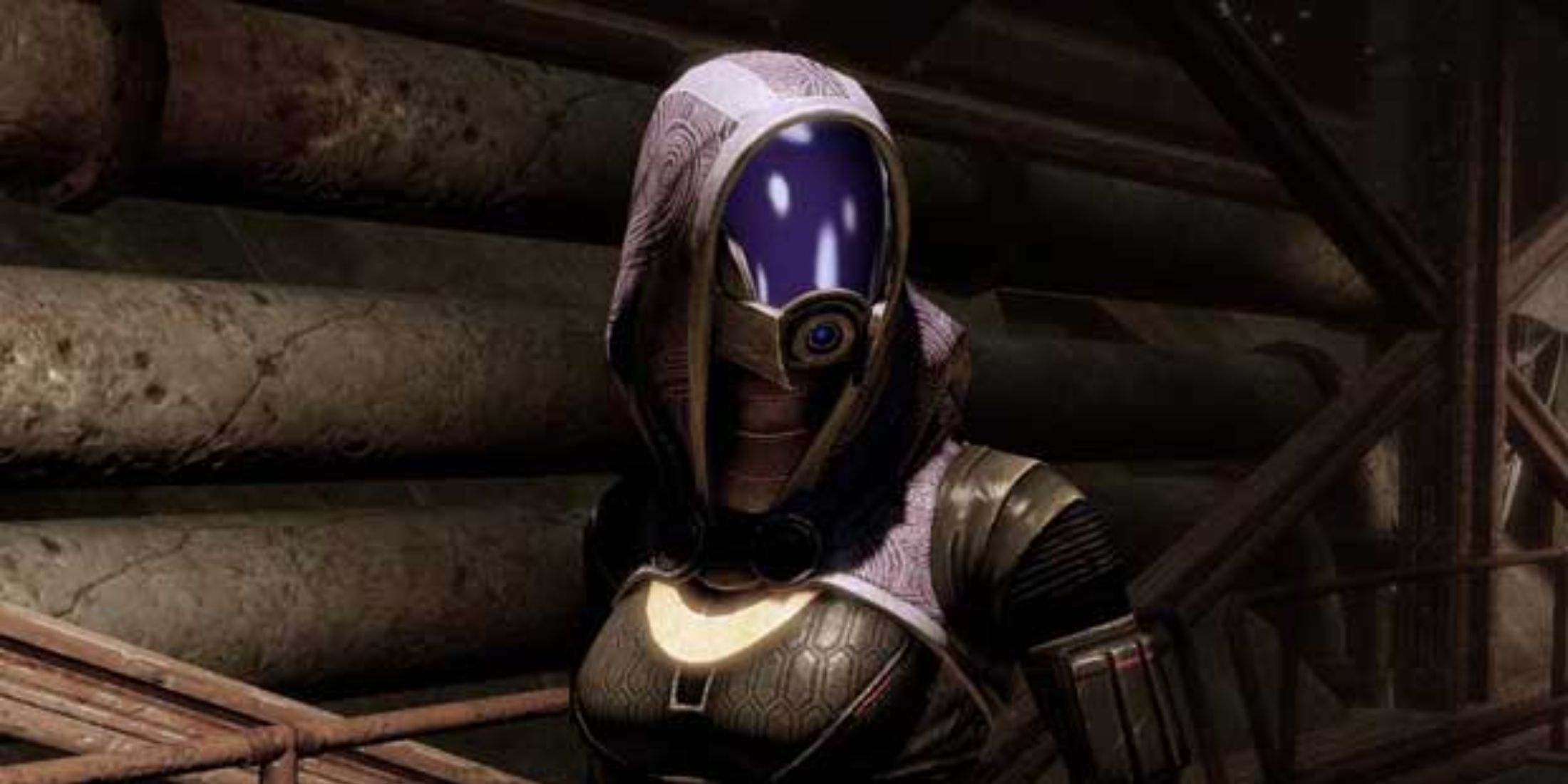 An image of Tali' Zorah from the Mass Effect series