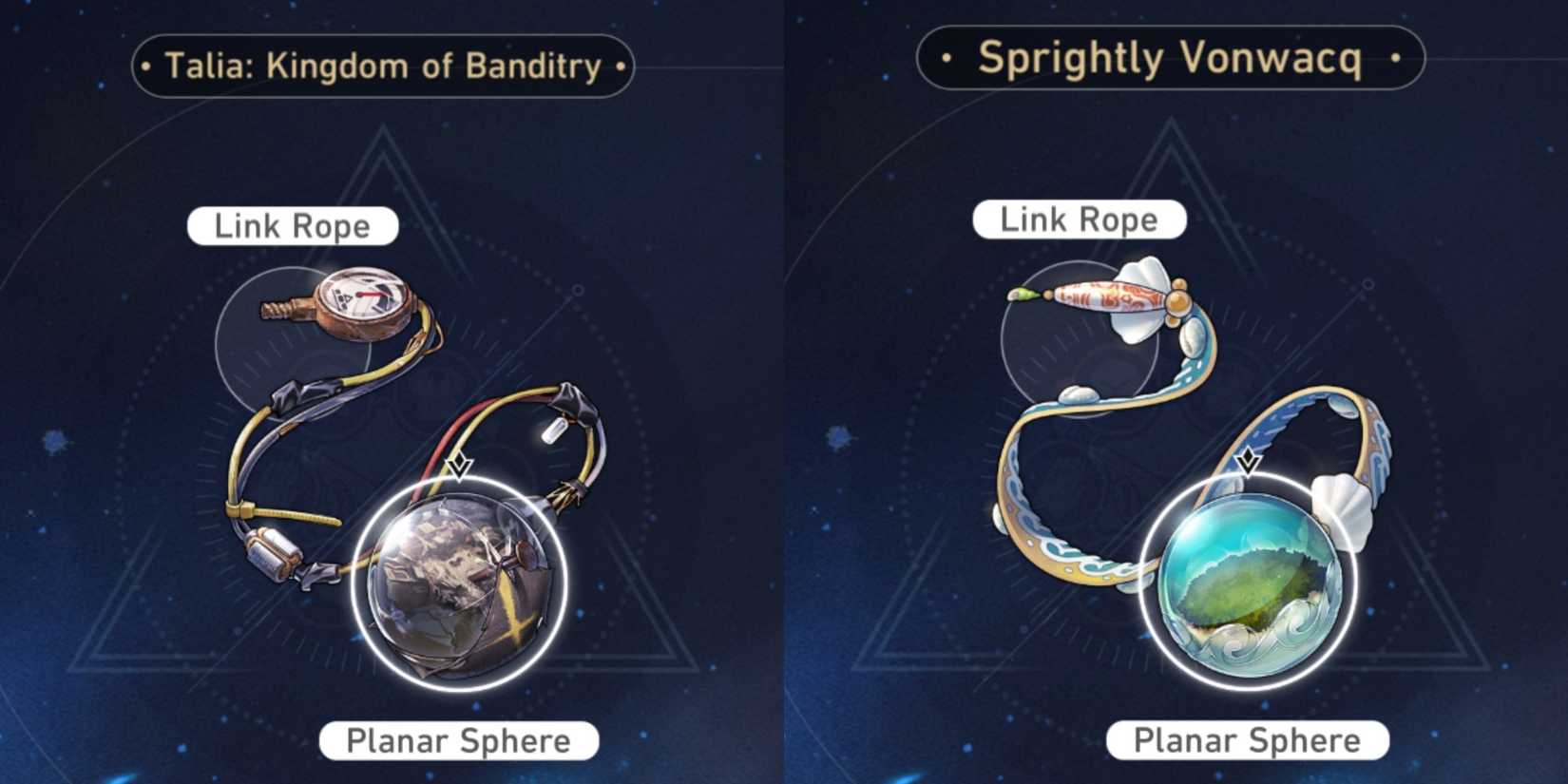 Honkai: Star Rail Talia: Kingdom Of Banditry Sprightly Vonwacq Planar Ornaments