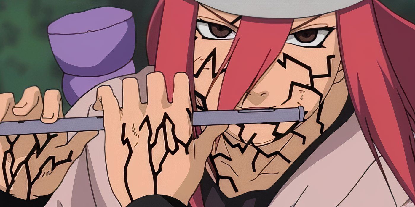 Tayuya and her flute in Naruto