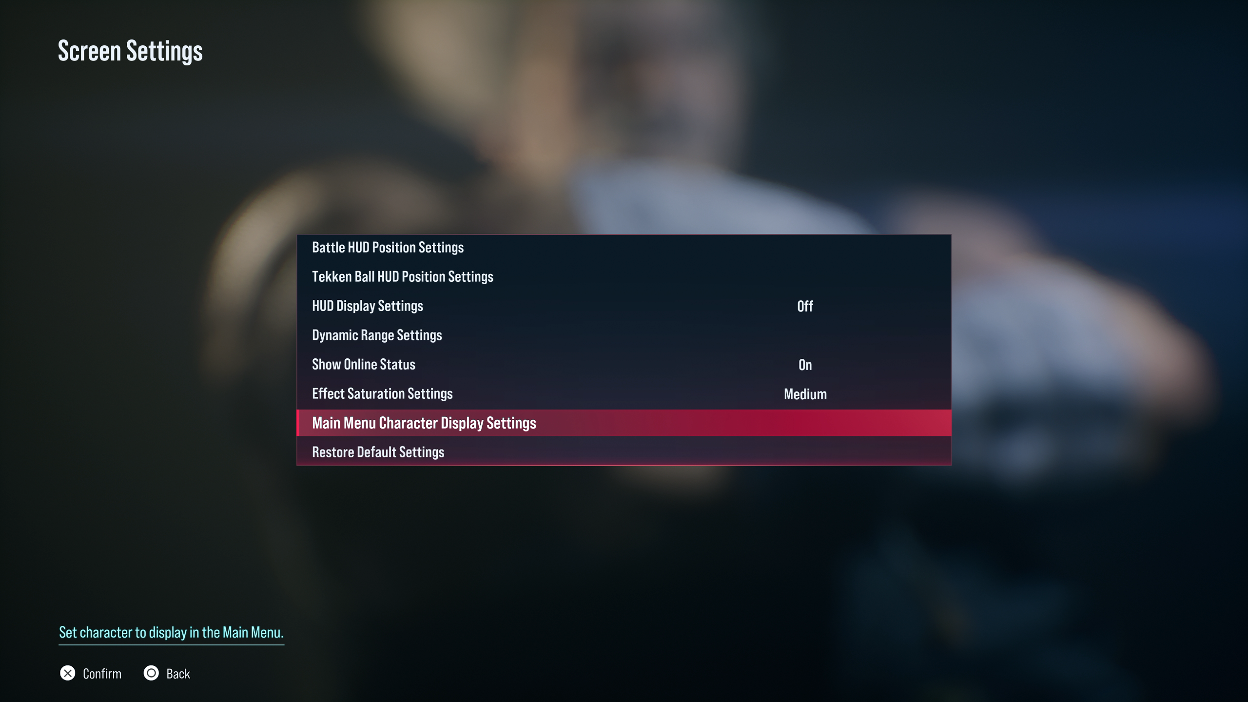 How to Customize the Main Menu in Tekken 8