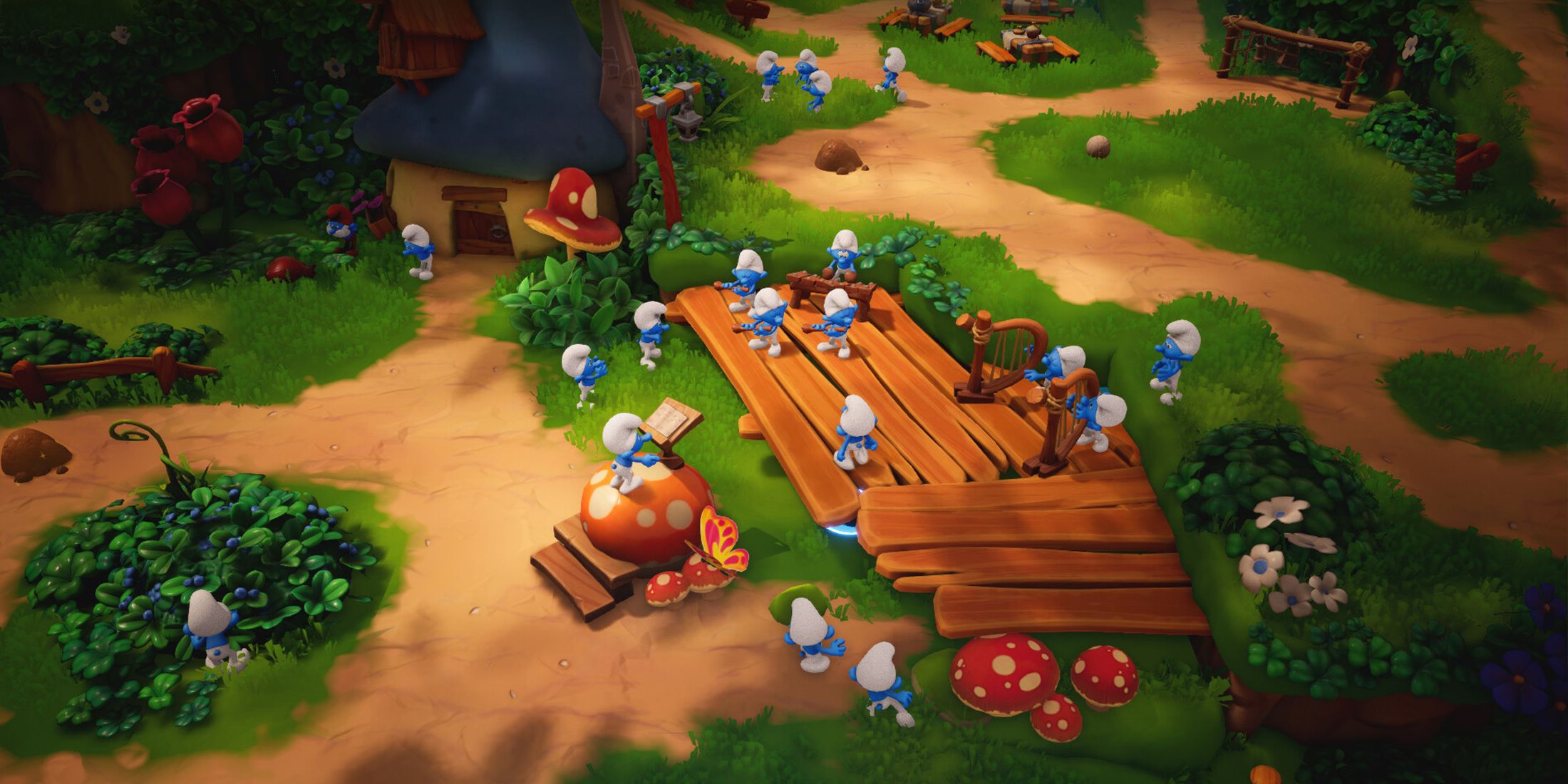 the dreams smurfs village