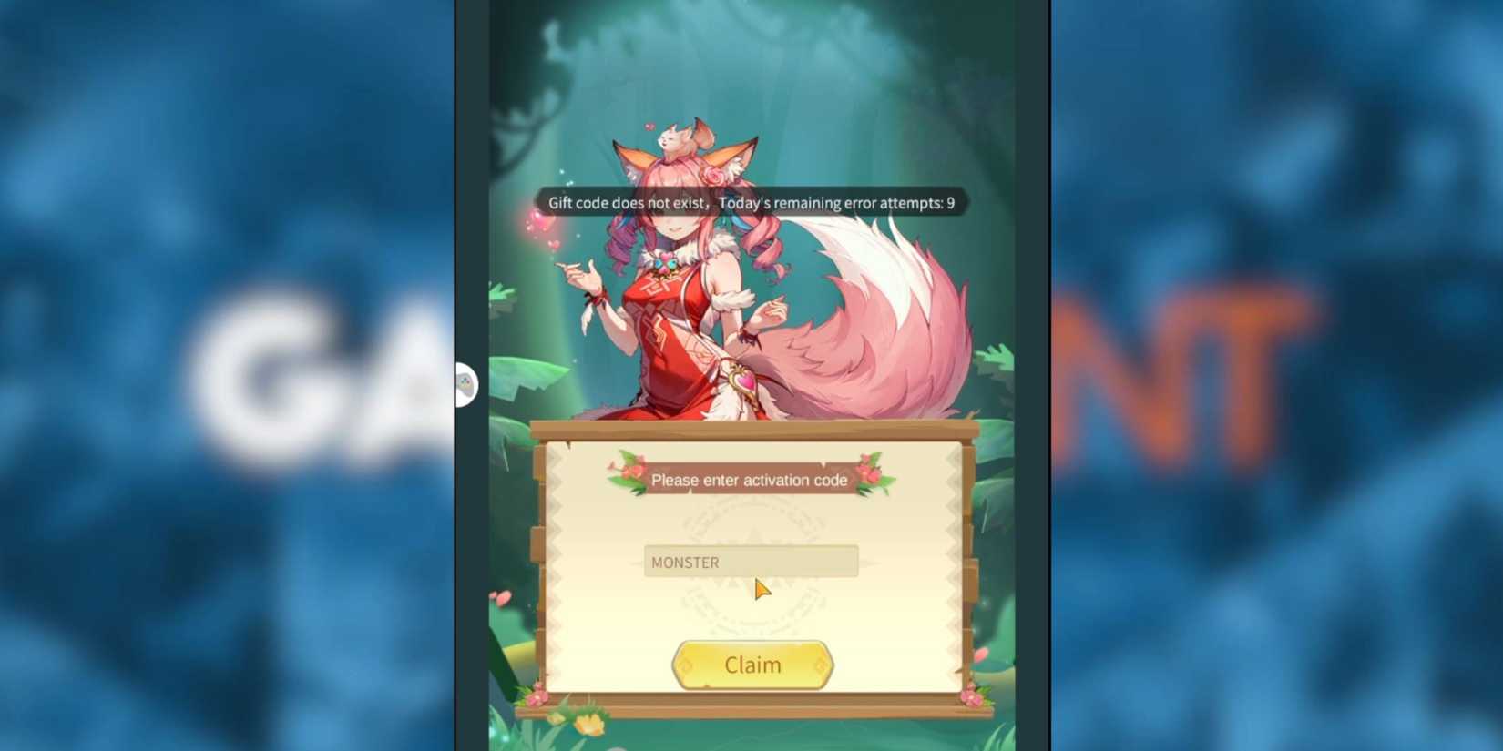 The Legend of Pamons the codes tab