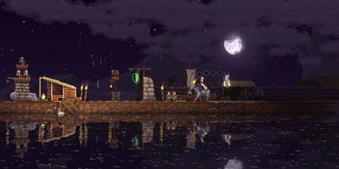 The player next to the outer wall in kingdom two crowns, Don't Expand Too Early