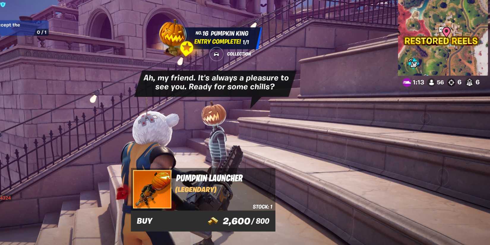 the pumpkin king location