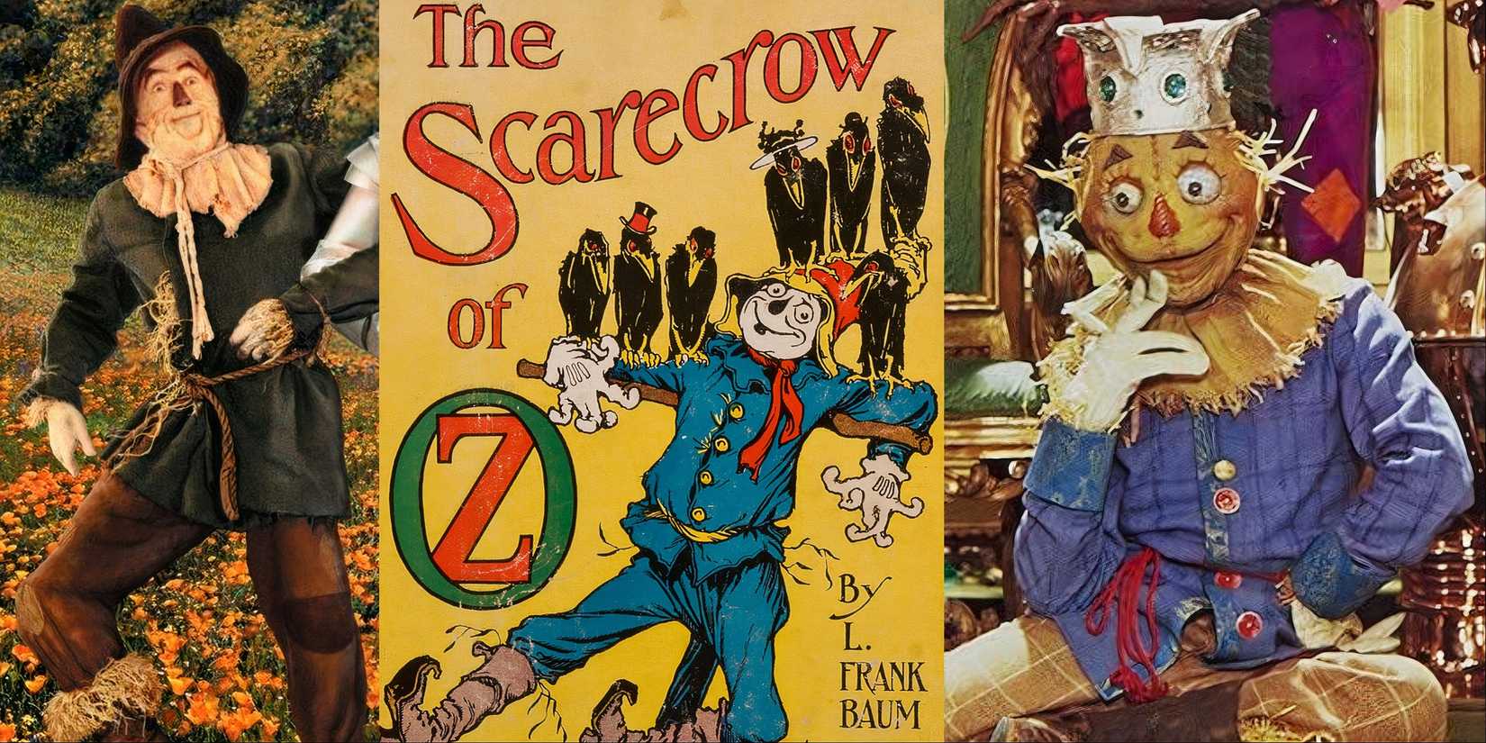 the scarecrow of oz split image