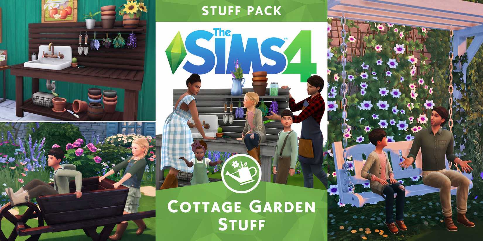 The Cottage Garden Stuff pack made by mod creators