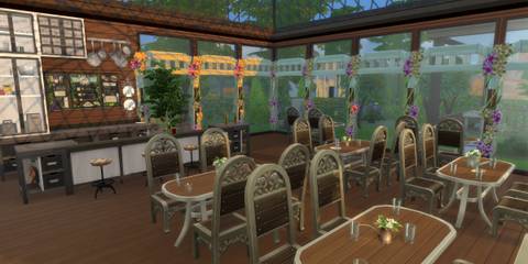 The Sims 4 Greenhouse Cafe (2)